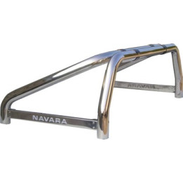 Rollbar Inox, Misutonida 4x4 Mark, Culoare Argintiu, Nissan Navara 2005 - 2010 - EDK.ro