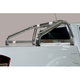 Stainless Steel Rollbar, Misutonida 4x4 Mark, Silver Color, Renault Alaskan - EDK.ro