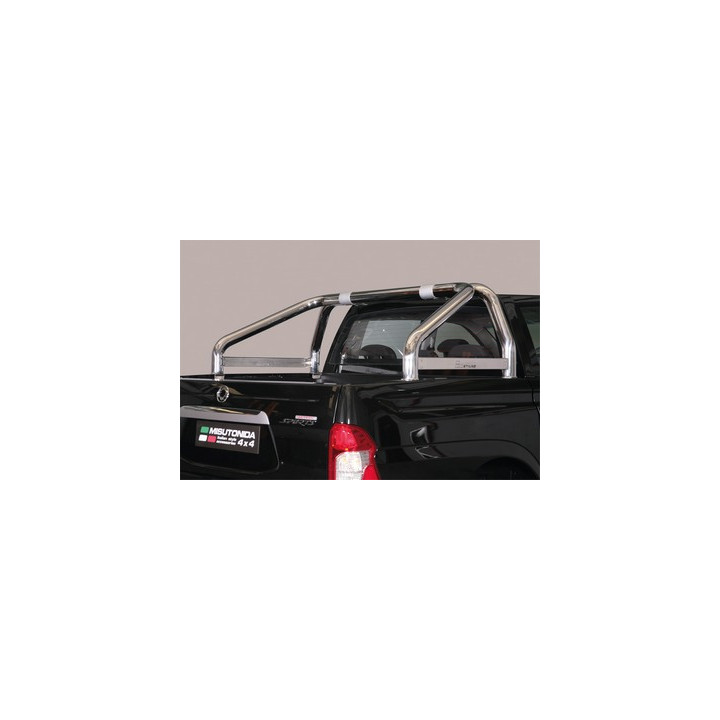 Stainless Steel Rollbar, Misutonida 4x4 Mark, Silver Color, SsangYong Actyon Sports - EDK.ro