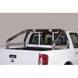 Stainless Steel Rollbar, Misutonida 4x4 Tonneau 2 Pipes, Silver Color, Great Wall Wingle 2011 - Present - EDK.ro