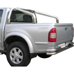 Stainless Steel Rollbar, Misutonida 4x4 Tonneau 2 Pipes, Silver Color, Isuzu D-Max - EDK.ro