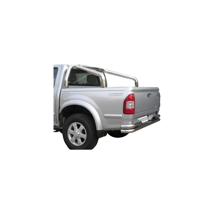 Stainless Steel Rollbar, Misutonida 4x4 Tonneau 2 Pipes, Black Color, Isuzu D-Max - EDK.ro