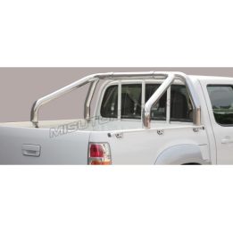Rollbar Inox, Misutonida 4x4 Tonneau 2 Pipes, Culoare Argintiu, Mazda BT-50 - EDK.ro