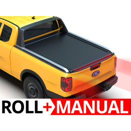Închidere de Benă Tip Rulou Manual, Tessera 4x4 Roll+, Ford Ranger Wildtrak Cabină Extra 2023 - Prezent - EDK.ro