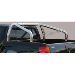 Rollbar Inox, Misutonida 4x4 Tonneau 2 Pipes, Culoare Argintiu, Mitsubishi L200 2006 - 2009 - EDK.ro