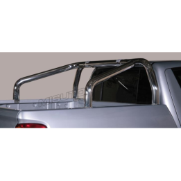 Rollbar Inox, Misutonida 4x4 Tonneau 2 Pipes, Culoare Argintiu, Mitsubishi L200 2010 - 2015 - EDK.ro