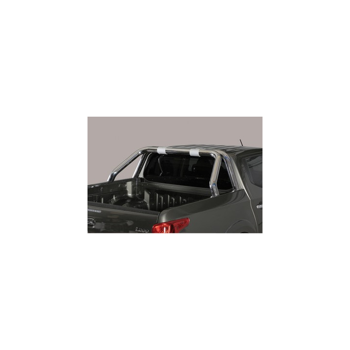 Rollbar Inox, Misutonida 4x4 Tonneau 2 Pipes, Culoare Argintiu, Mitsubishi L200 2015 - 2018 - EDK.ro