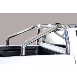 Rollbar Inox, Misutonida 4x4 Tonneau 2 Pipes, Culoare Argintiu, SsangYong Musso - EDK.ro