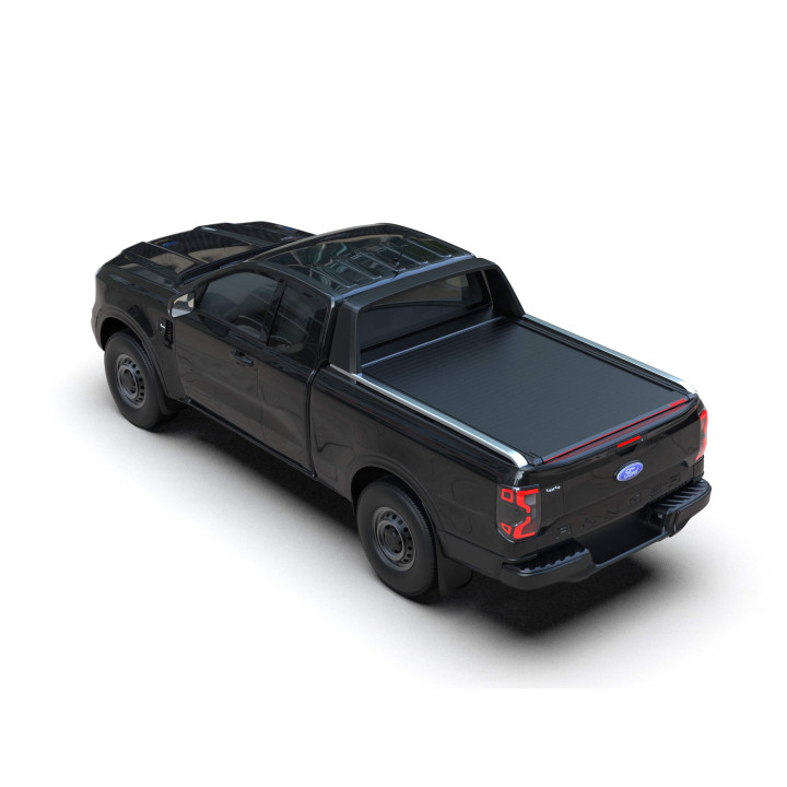 Manual Roll Top Tonneau Bed Cover, Tessera 4x4 Roll+, Ford Ranger Wildtrak Extra Cab 2023 - Present - EDK.ro