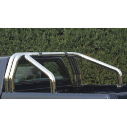 Rollbar Inox, Misutonida 4x4 Tonneau 3 Pipes, Culoare Negru, Ford Ranger 2009 - 2011 - EDK.ro