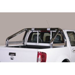 Rollbar Inox, Misutonida 4x4 Tonneau 3 Pipes, Culoare Argintiu, Great Wall Wingle 2011 - Prezent - EDK.ro