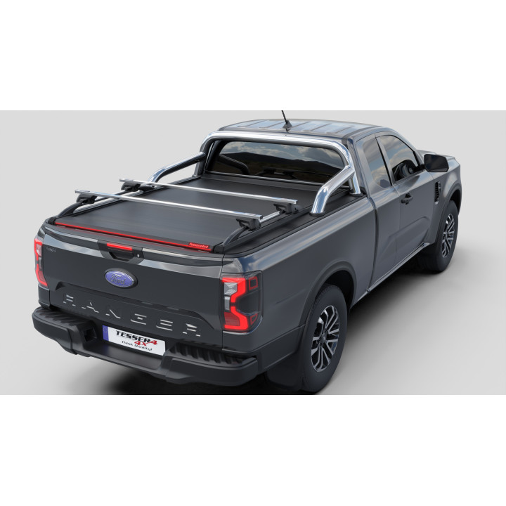 Închidere de Benă Tip Rulou Manual, Tessera 4x4 Roll+, Ford Ranger XLT Cabină Extra 2023 - Prezent - EDK.ro
