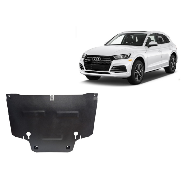 Skid Plate for Gearbox, Scut Protection, Audi Q5 2017 - 2025 - EDK.ro