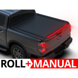 Închidere de Benă Tip Rulou Manual, Tessera 4x4 Roll+, Ford Ranger Limited PHEV Cabină Dublă 2023 - Prezent - EDK.ro