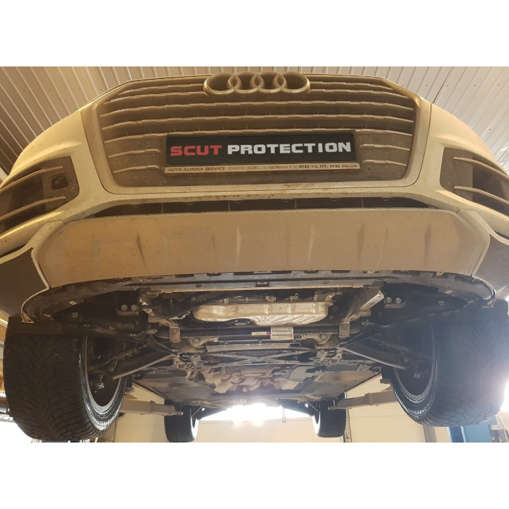 Skid Plate for Gearbox, Scut Protection, Audi Q7 2015 - Present - EDK.ro