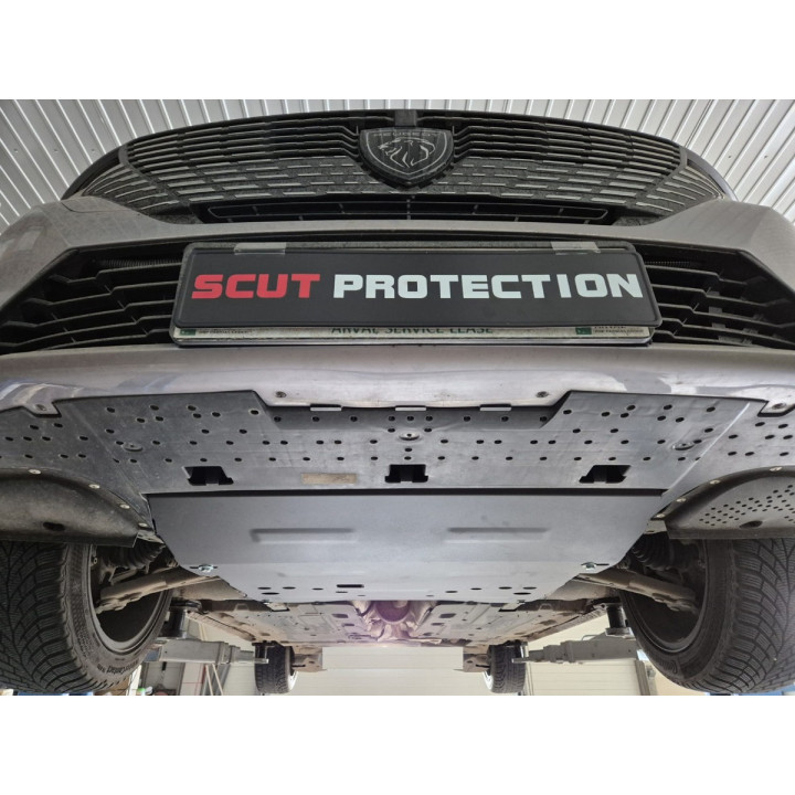 Skid Plate for Engine, Scut Protection, Citroën Berlingo 2018 - Present - EDK.ro