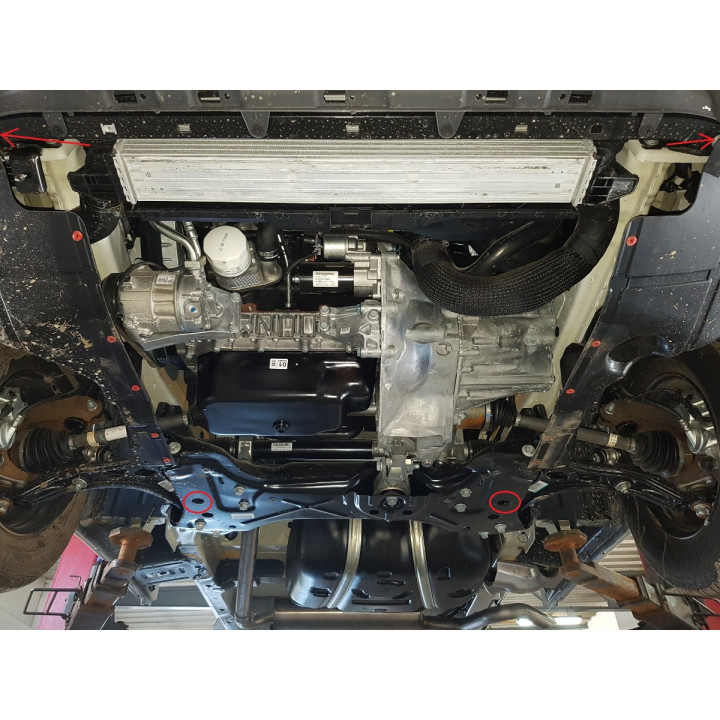 Skid Plate for Engine, Scut Protection, Citroën Jumper 2006 - 2016 - EDK.ro