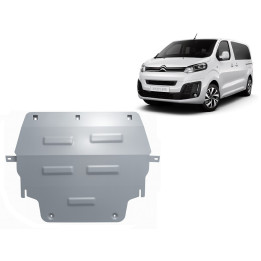 Aluminium Skid Plate for Engine, Scut Protection, Citroën SpaceTourer 2016 - Present - EDK.ro