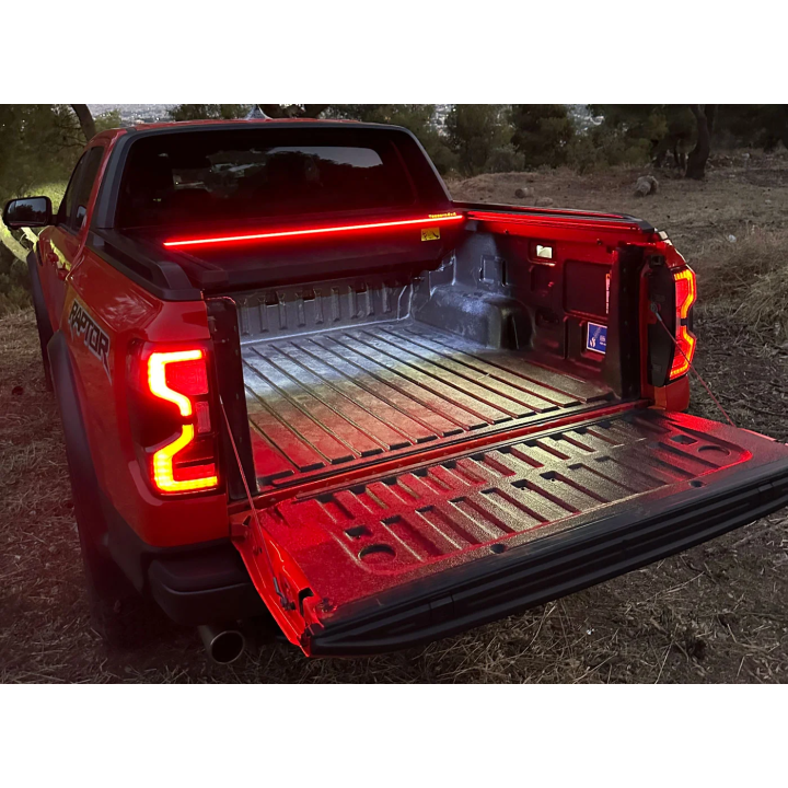 Manual Roll Top Tonneau Bed Cover, Tessera 4x4 Roll+, Ford Ranger Wildtrak PHEV Double Cab 2023 - Present - EDK.ro