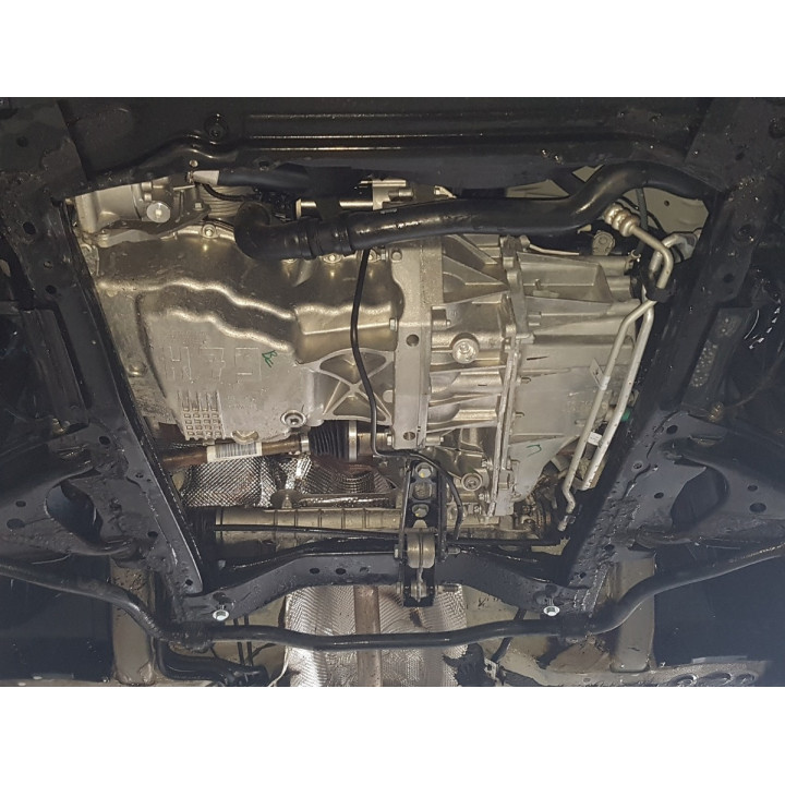 Aluminium Skid Plate for Engine, Scut Protection, Dacia Dokker 2012 - 2021 - EDK.ro
