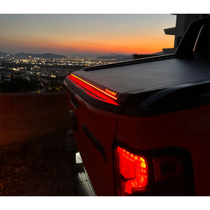 Manual Roll Top Tonneau Bed Cover, Tessera 4x4 Roll+, Ford Ranger Wildtrak PHEV Double Cab 2023 - Present - EDK.ro