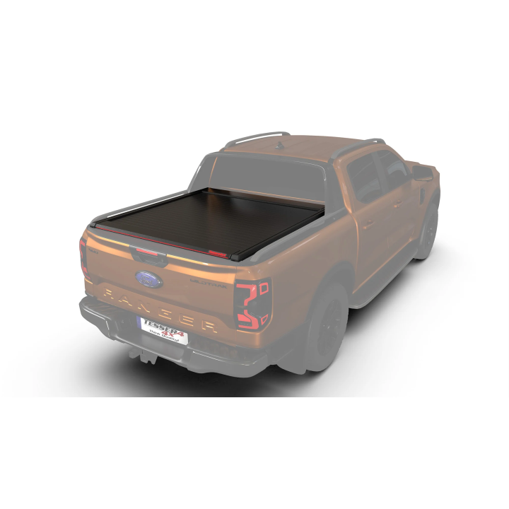 Manual Roll Top Tonneau Bed Cover, Tessera 4x4 Roll+, Ford Ranger Wildtrak PHEV Double Cab 2023 - Present - EDK.ro