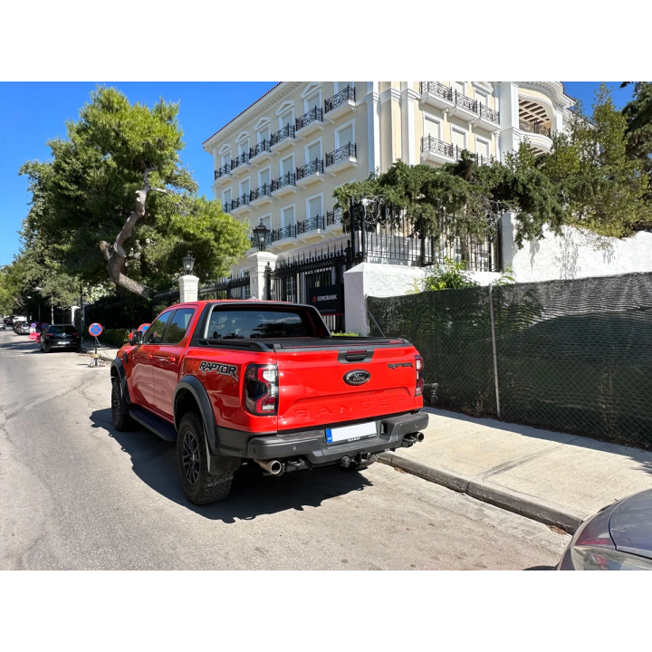 Manual Roll Top Tonneau Bed Cover, Tessera 4x4 Roll+, Ford Ranger Wildtrak PHEV Double Cab 2023 - Present - EDK.ro