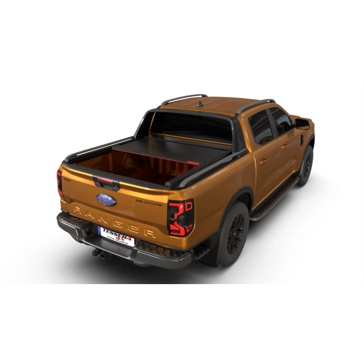 Manual Roll Top Tonneau Bed Cover, Tessera 4x4 Roll+, Ford Ranger Wildtrak PHEV Double Cab 2023 - Present - EDK.ro