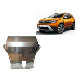 Aluminium Skid Plate for Engine, Scut Protection, Dacia Duster 2018 - 2024 - EDK.ro