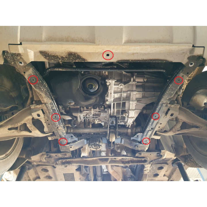 Skid Plate for Front Bumper, Scut Protection, Dacia Duster 2018 - 2024 - EDK.ro