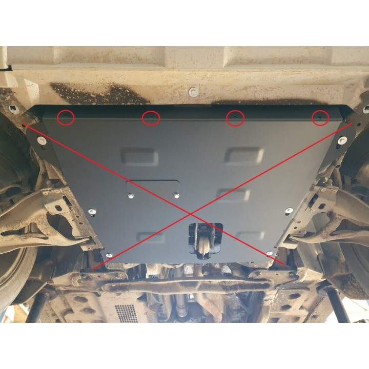 Skid Plate for Front Bumper, Scut Protection, Dacia Duster 2018 - 2024 - EDK.ro