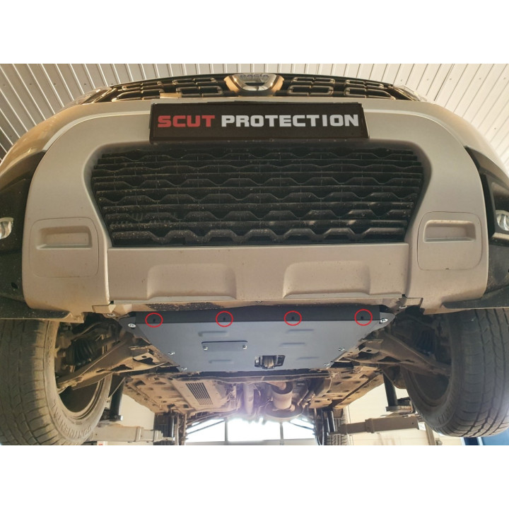 Scut Bară Față, Scut Protection, Dacia Duster 2018 - 2024 - EDK.ro