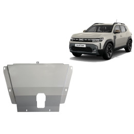 Aluminium Skid Plate for Engine, Scut Protection 4x2 +4x4, Dacia Duster 2024 - Present - EDK.ro