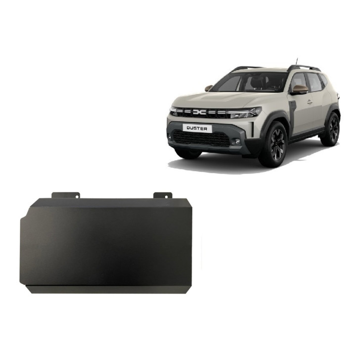 Metal Skid Plate for Battery, Scut Protection Hybrid, Dacia Duster 2024 - Present - EDK.ro