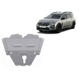 Aluminium Skid Plate for Engine, Scut Protection, Dacia Jogger 2021 - Present - EDK.ro