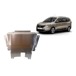 Aluminium Skid Plate for Engine, Scut Protection, Dacia Lodgy 2012 - 2020 - EDK.ro
