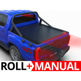 Închidere de Benă Tip Rulou Manual, Tessera 4x4 Roll+, Foton Tunland G7 cu Rollbar OEM 2019 - Prezent - EDK.ro