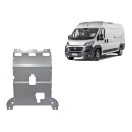 Aluminium Skid Plate for Engine, Scut Protection, Fiat Ducato 2016 - Present - EDK.ro