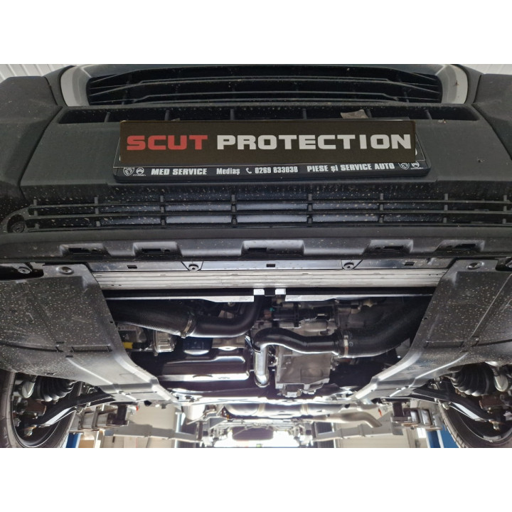 Aluminium Skid Plate for Engine, Scut Protection, Fiat Ducato 2016 - Present - EDK.ro