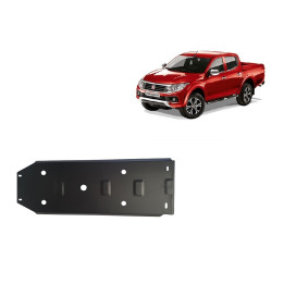 Skid Plate for Fuel Tank, Scut Protection, Fiat Fullback 2016 - 2019 - EDK.ro
