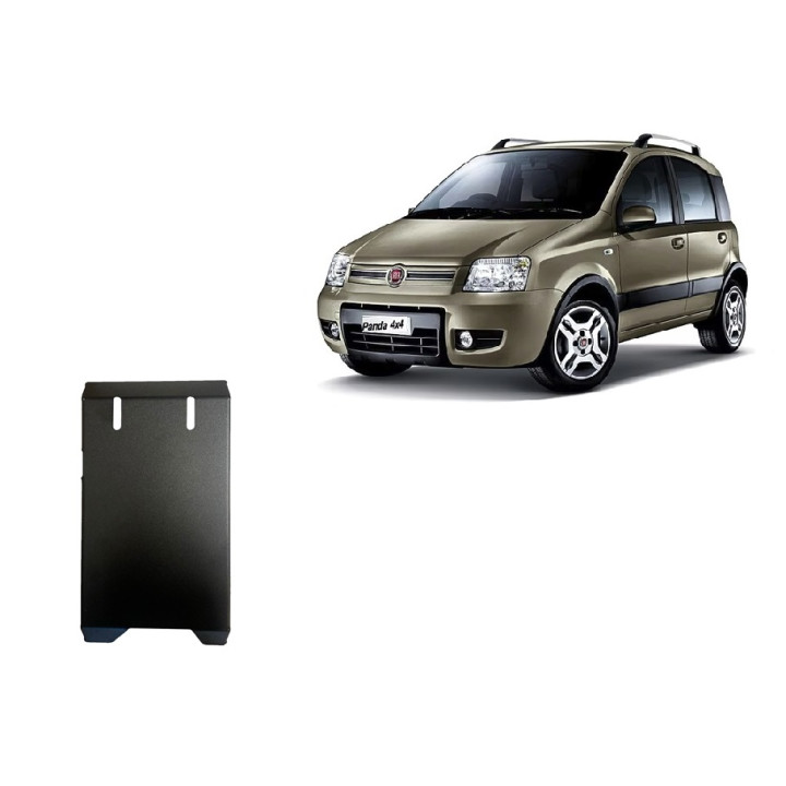 Skid Plate for Rear Differential, Scut Protection 4x4, Fiat Panda 2003 - 2012 - EDK.ro