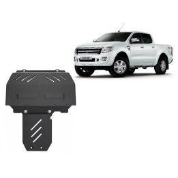 Skid Plate for Engine, Scut Protection, Ford Ranger 2010 - 2023 - EDK.ro