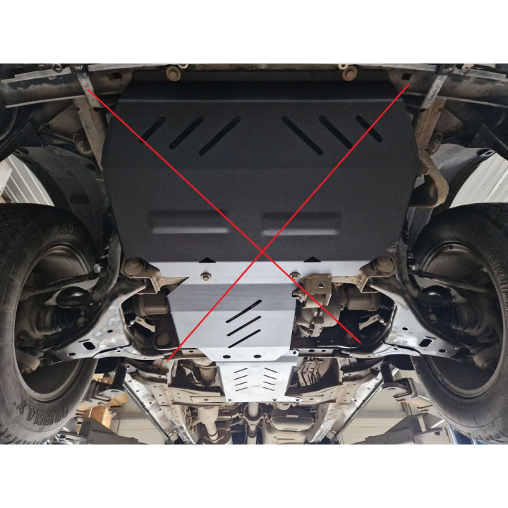 Skid Plate for Gearbox, Scut Protection, Ford Ranger 2011 - 2020 - EDK.ro