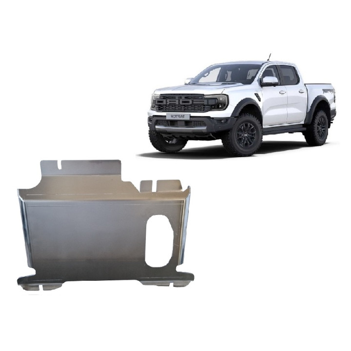 Aluminium Skid Plate for Engine, Scut Protection And Front Assembly, Ford Ranger Raptor 2023 - Present - EDK.ro