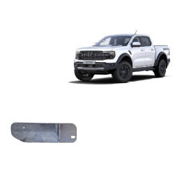 Aluminium Skid Plate for Fuel Filter, Scut Protection Pipes, Ford Ranger Raptor 2023 - Present - EDK.ro