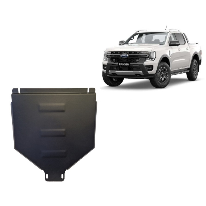 Skid Plate for Gearbox, Scut Protection, Ford Ranger 2023 - Present - EDK.ro