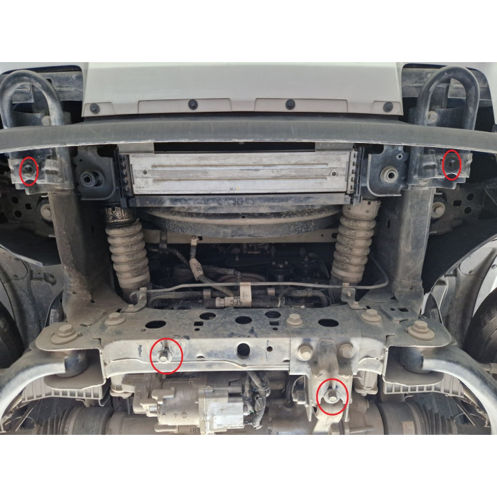 Skid Plate for Radiator, Scut Protection, Ford Ranger 2023 - Present - EDK.ro