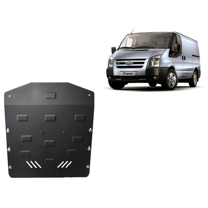 Skid Plate for Engine, Scut Protection Rear Wheel Drive, Ford Transit 2007 - 2013 - EDK.ro