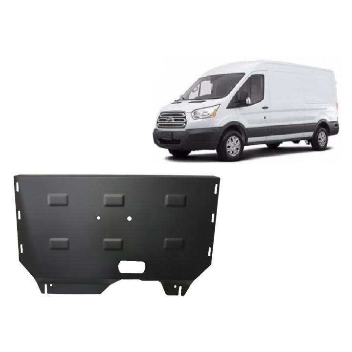 Skid Plate for Engine, Scut Protection Front Wheel Drive, Ford Transit 2013 - 2020 - EDK.ro