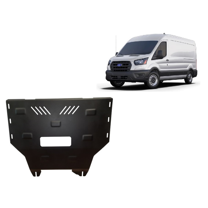 Skid Plate for Engine, Scut Protection 4x4, Ford Transit 2013 - 2023 - EDK.ro